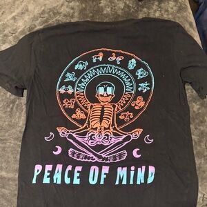 Eighty Eight Peace of Mind Tee - Black with Multicolor Graphic